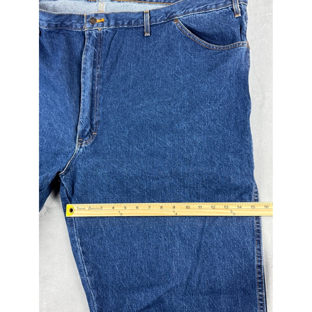 Dickies Mens‎ 54x32 Dark Wash Relaxed Fit Straight Leg Denim Jeans New With Tags - Picture 9 of 15